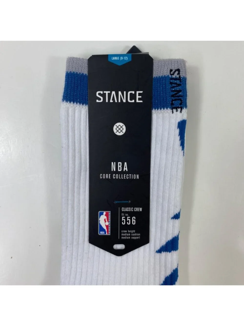 Stance Mens NBA Core Collection Timberwolves Wolves Arena Crew Socks Size Large